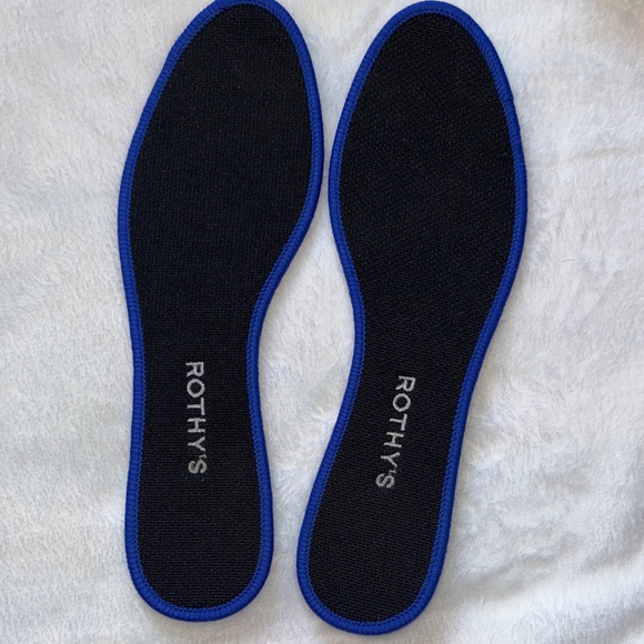 Rothy's Women's The  Flat Round Cap Toe Shoe In A Black And Cream Pattern size 9 - Picture 3 of 12